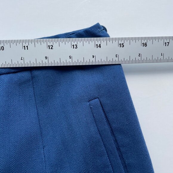 Pendleton Women’s Flat Front Trousers Slacks Pants Size 10 Blue 100%‎ Wool Lined - Picture 5 of 14